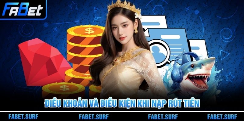 Điều khoản và điều kiện (T&C) khi nạp rút tiền