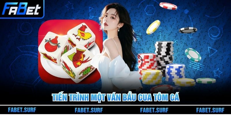 Tiến trình một ván Bầu Cua Tôm Cá